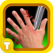 The game "Fingers against a Knife"