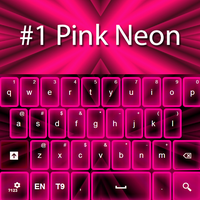 Pink Neon GO Keyboard