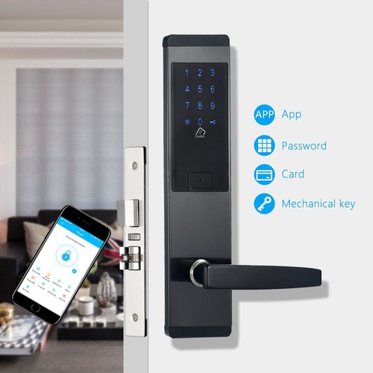 How do electronic locks work in hotels?