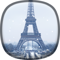 Snow in Paris – Live Wallpaper