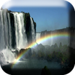 Waterfall and Rainbow live wallpaper